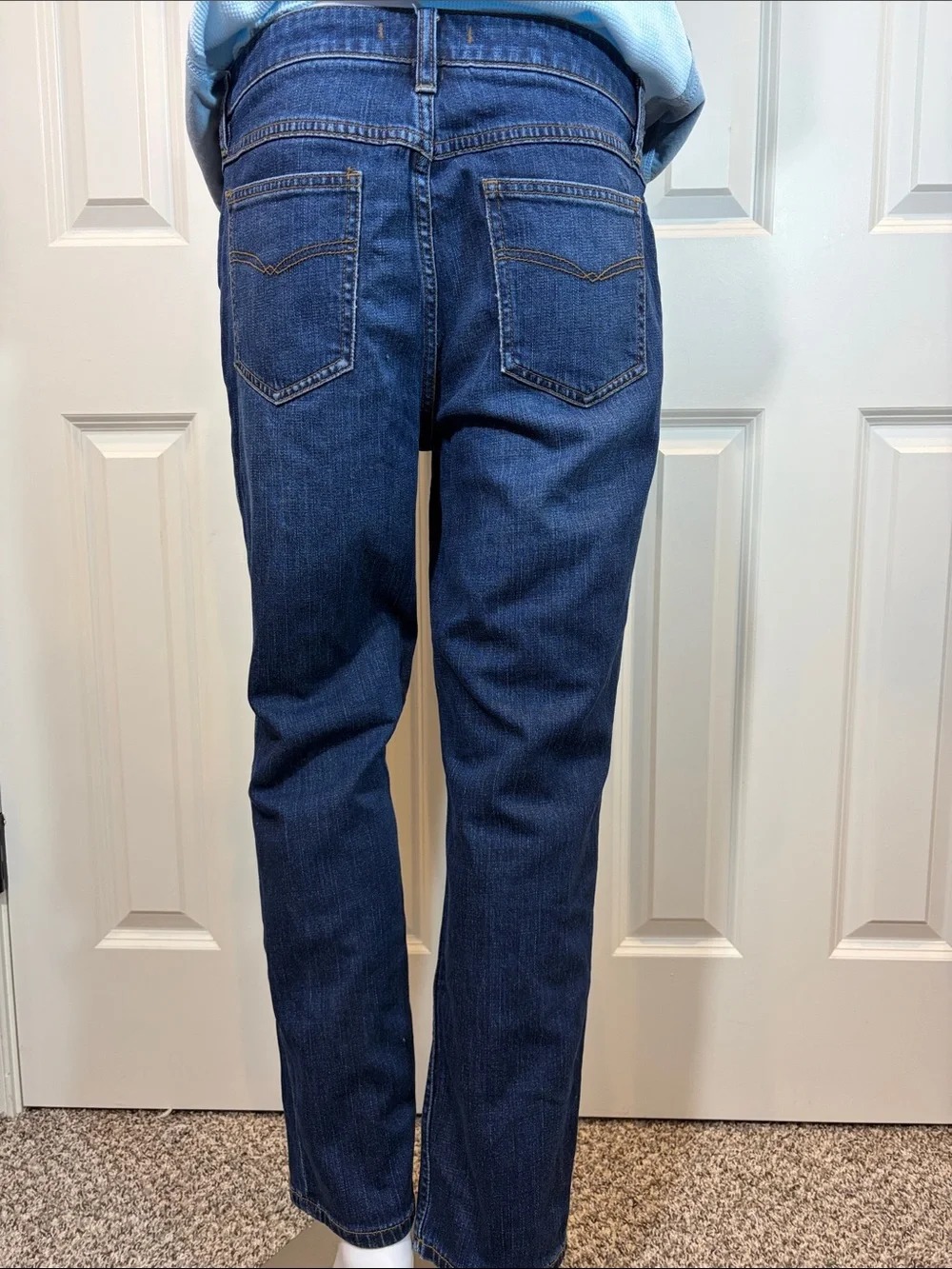 Free People dark wash straight leg Ankle Jeans